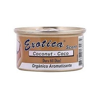 Exotica Scent Coconut Car Air Freshener