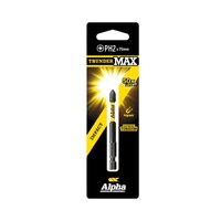 Alpha ThunderMax PH2 x 75mm Impact Power Bit - Carded CPH275SM