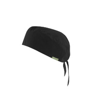 Biz Care Unisex Reversible Scrub Cap Black