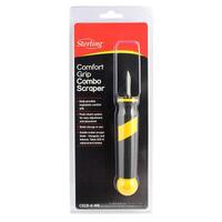 Sterling Comfort Grip Combo Deburring Scraper - Carded CSCR-6-MK