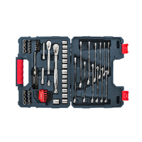 Crescent 70 Piece 1/4" & 3/8" Drive 6 & 12 Point Standard SAE/Metric Mechanics Tool Set CTK70C