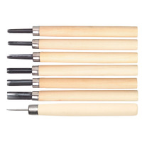Sterling Set of 6 Lino Carving Tools CVT-6