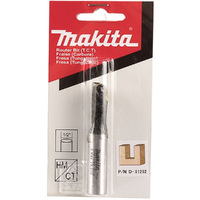 Makita 3/8" Straight TCT Bit Single Flute (1/2" Shaft) D-01292