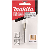 Makita 3/16" Straight TCT Bit (1/4" Shaft) D-01367