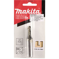 Makita 1/4" Straight TCT Bit (1/2" Shaft) D-01507