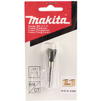 Makita 1/2" Dovetail TCT Bit (1/4" Shaft) D-01909