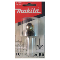 Makita 45° Chamfering TCT Bit (1/4" Shaft) D-15506