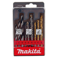 Makita 9 Piece Drill Bit Assortment Set - Metric D-16405