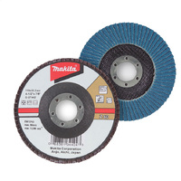 Makita 115mm Flap Disc 60# Grit - Zirconia Alumina - Angled D-27442