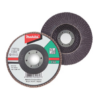 Makita 180mm Flap Disc 36# Grit - Silicon Carbide - Flat D-28123