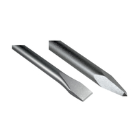 Makita SDS Max Shank Bull Point 400mm & Cold Chisel Set - 10 Piece Box D-35330-10