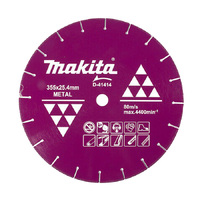 Makita 355mm x 25.4mm Diamond Wheel Metal C/Off Machine - Standard D-41414