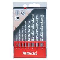 Makita 8 Piece Economy Masonry Drill Bit Set D-41822