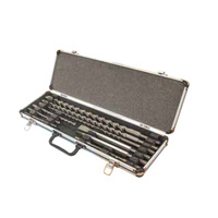 Makita 10 Piece Standard SDS Plus Drill & Chisel Assortment Set - Aluminium Case D-42092