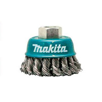 Makita 75mm Dia 14 x 2mm Knot Cup Wire Brush D-55170