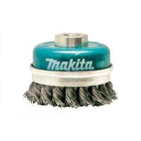 Makita 60mm Dia 10 x 1.5mm Knot Cup Wire Brush D-55201