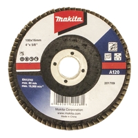 Makita 100mm Economy Flap Disc 120# Alu Oxide D-63426