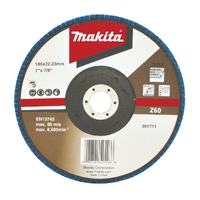 Makita 180mm Economy Flap Disc 60# Zirconia D-63834