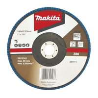 Makita 180mm Economy Flap Disc 80# Zirconia D-63840