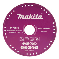 Makita 115mm Metal Cut Vac Brazed Diamond Blade D-72936