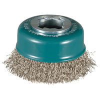 Makita X-Lock 75mm Crimped Stainless Cup Brush D-73346
