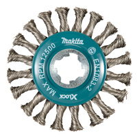 Makita X-Lock 115mm Knot Stainless Wheel Brush D-73352