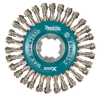 Makita X-Lock 115mm Knot Stainless Wheel Brush D-73368