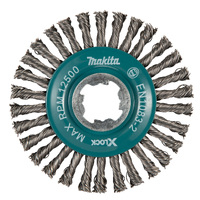 Makita X-Lock 115mm 0.5mm Knot Steel Wheel Brush D-73411