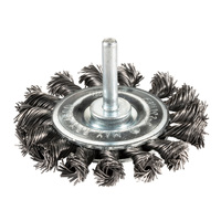Makita 75mm Straight Shank Knotted Wheel Brush D-73813