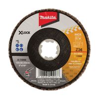 Makita Xlock 125mm 36# Zirconica Angled Flap Disc D-75998