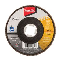 Makita Xlock 125mm 40# Zirconica Angled Flap Disc D-76009