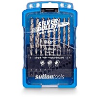 Sutton 1-10mm Metric HSS-Bright Jobber Drill Bit Set - SILVER BULLET - 19 Piece D101SM2