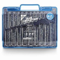 Sutton 1-10mm Metric HSS-Blue Jobber Drill Bit Set - BLUE BULLET - 101 Piece D102SM101