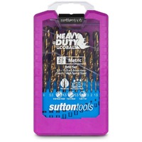 Sutton 1-13mm Metric HSS-Cobalt Jobber Drill Bit Set - HD-COBALT - 25 Piece D109SM3