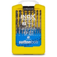 Sutton 1-10mm Metric HSS-TiAlN Jobber Drill Bit Set for Stainless Steel - INOX - 19 Piece D180SM2