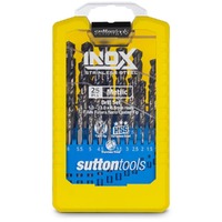 Sutton 1-13mm Metric HSS-TiAlN Jobber Drill Bit Set for Stainless Steel - INOX - 25 Piece D180SM3
