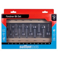 Sutton 10-35mm 1/4Hex HSS Forstner Drill Bit Set - 12 Piece D5230012