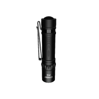CYANSKY P10 Smallest Pocket Flashlight AA Battery Very Powerful 300 Lumens-Black