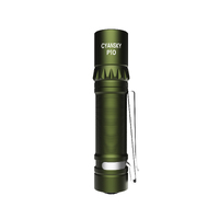 CYANSKY P10 Smallest Pocket Flashlight AA Battery Very Powerful 300 Lumens-Green