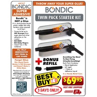 Bondic UV Liquid Plastic Welder Starter Kit plus 2x Refills – Bondic UK