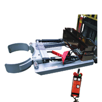 East West Engineering Forklift Grab Drum Rotator w/ Hydraulic Power Pack WLL 1000kg DC-GR2-HPP