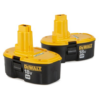 DeWalt 18V 2.4Ah NiCad Battery Pack 2pk DC90962-XE