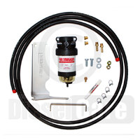 Toyota Land Cruiser 70 Series 4.5L Secondary Fuel Manager Fuel Filter Kit - Dual Bracket