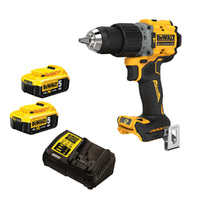 DeWalt 18V XR Compact Premium Hammer Drill Driver 5.0ah Set DCD805P2T-XE