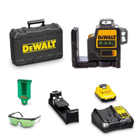 DeWalt 10.8V XR Li-Ion 3 Way Self-Levelling Green Beam Multi Line Laser DCE089D1G-XE