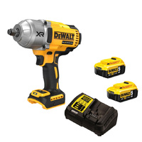 DeWalt 18V XR 1/2" High Torque Impact Wrench Hog Ring 5.0ah Set DCF900P2T-XE