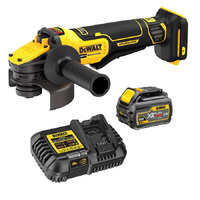 DeWalt 18V XR 125mm Angle Grinder with Flexvolt Advantage 6.0ah Set DCG416T1-XE