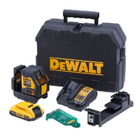 DeWalt 18V XR Compact Cross Line Laser Kit - Green DCLE34021D1-XE