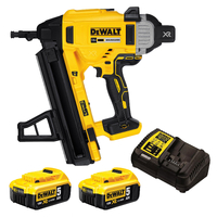 DeWalt 18V XR Brushless Concrete Nailer 5.0Ah Kit DCN890P2-XE