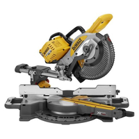 DeWalt 54V XR FLEXVOLT 254mm Sliding Compound Mitre Saw (tool only) DCS727N-XE